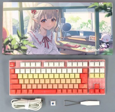 Adult Collectible Varmilo Sakura Axial Keyboard Keycap Nijisanji VTuber Collecti