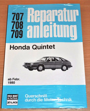 HONDA Quintet ab 1980 Motor 1,6 80PS Bremsen Vergaser Reparaturanleitung B707