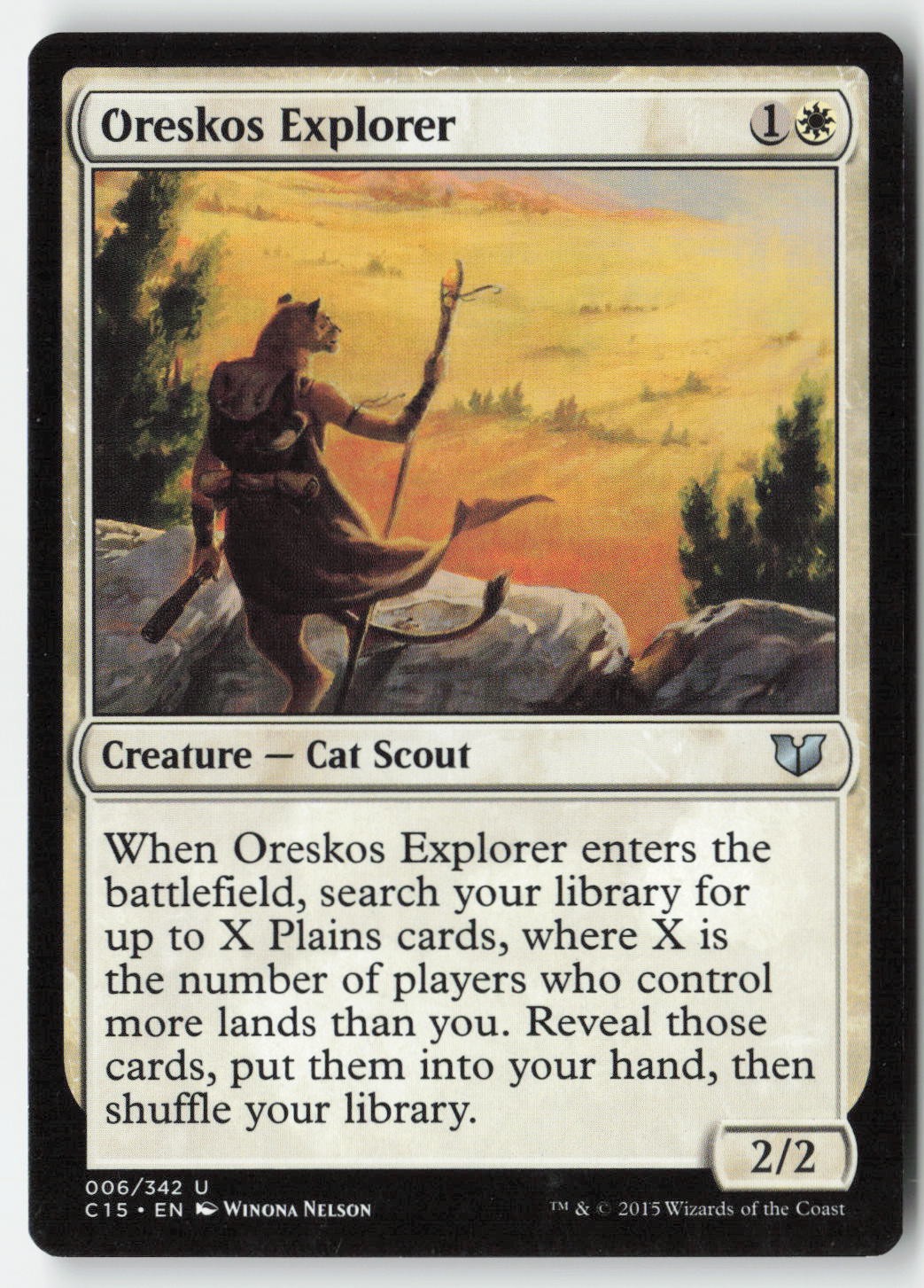 MTG - Oreskos Explorer #6 - Regular - C15 Commander 2015