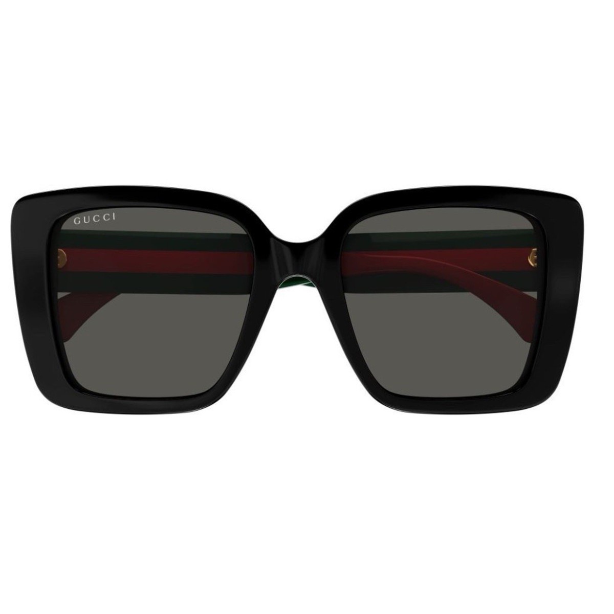 GUCCI GG1861S 001 Black Green Red Grey Lens Butterfly Women  display picture 3