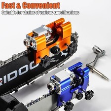 Chainsaw Chain Sharpening Jig Portable Hand Crank Sharpener Tool Set