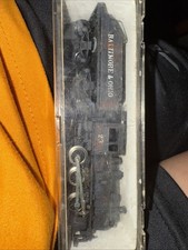 Locomotiva d'epoca Lina Micro Model #23 con auto da carico Baltimora e Ohio