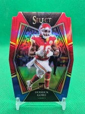 2021 SELECT FOOTBALL-DERRICK GORE-RED WHITE BLUE PRIZM-PREMIER LVL DIECUT-CHIEFS