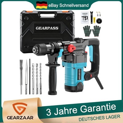 1500W Bohrmaschine Schlagbohrer 3 IN 1 Meißelhammer Schlagbohrmaschine Bohrer