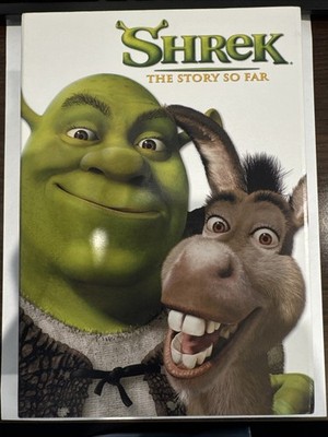 'SHREK' THE STORY SO FAR 1,2 AND 3-D PLUS BONUS DISC INCLUDES 3-D GLASSES DVD