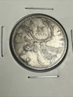 1957 Canada 25 Cents Caribou Quarter – Silver – Elizabeth II