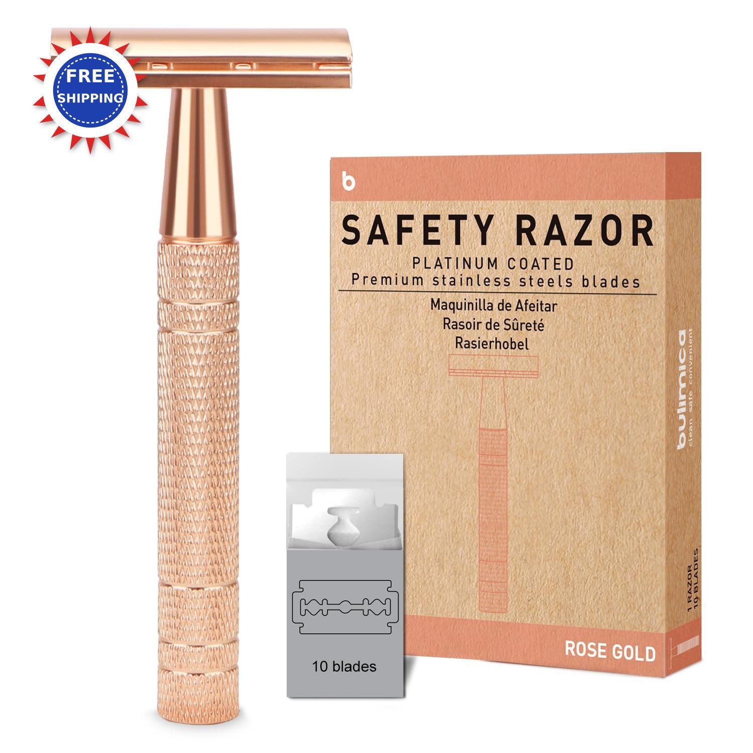 Single Blade Reusable Metal 10 Stainless Steel