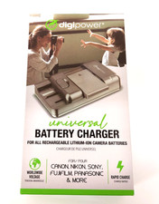 Digipower - Universal Battery Charger - Black TC-200 for Lithium-Ion Batteries