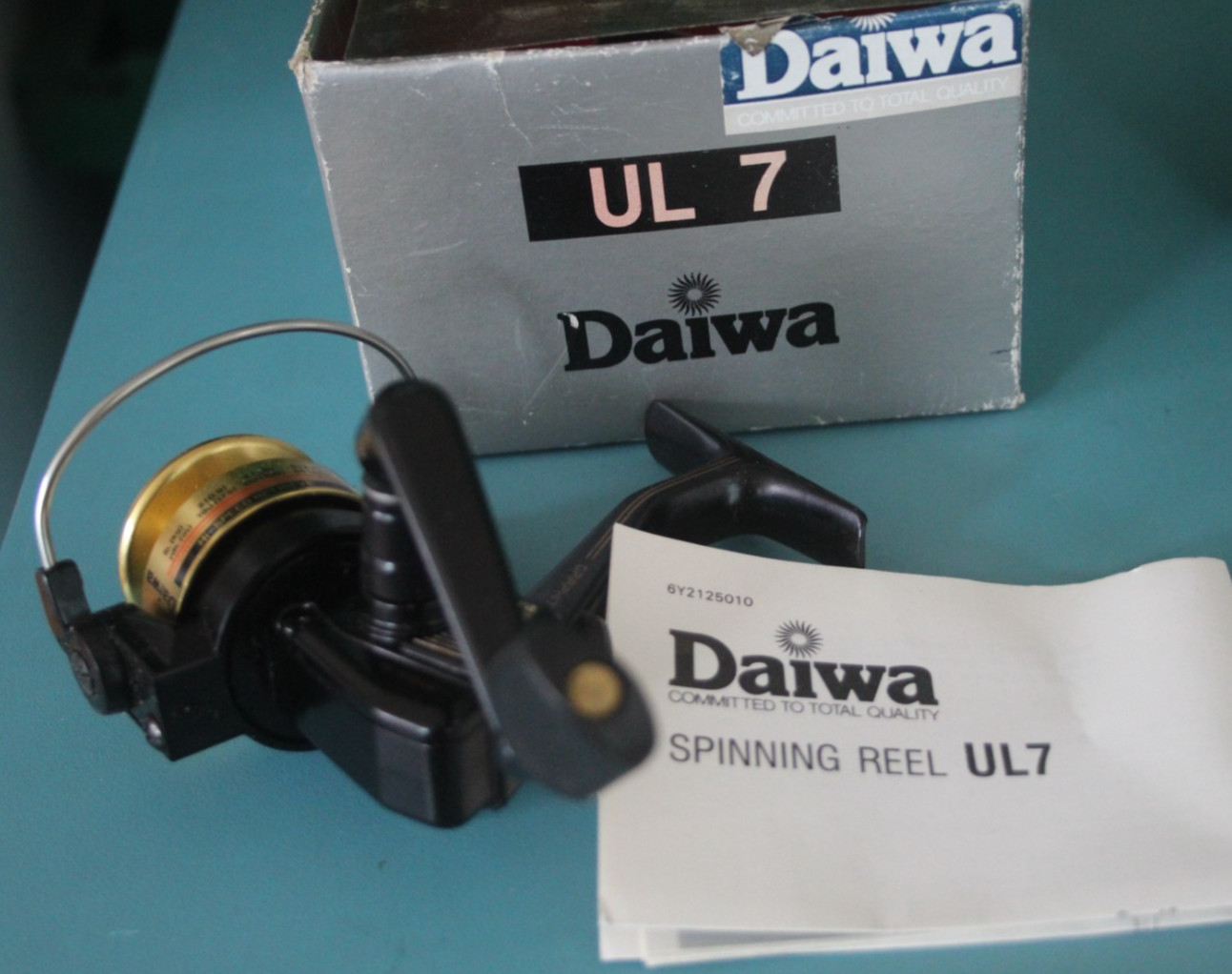 DAIWA UL7 SPINNING REEL VTG NEW ORIGINAL BOX UL-7 ULTRALIGHT