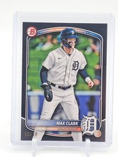 MAX CLARK 2025 BOWMAN PROSPECTS BLACK #BP-24 DETROIT TIGERS /10 Q0107
