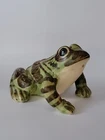 Vintage Brush-McCoy Art Pottery Hand Painted Frog Figurine