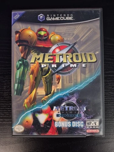 Metroid Prime (nintendo Gamecube) W/Metroid Prime Echoes Bonus Disc Tested Work