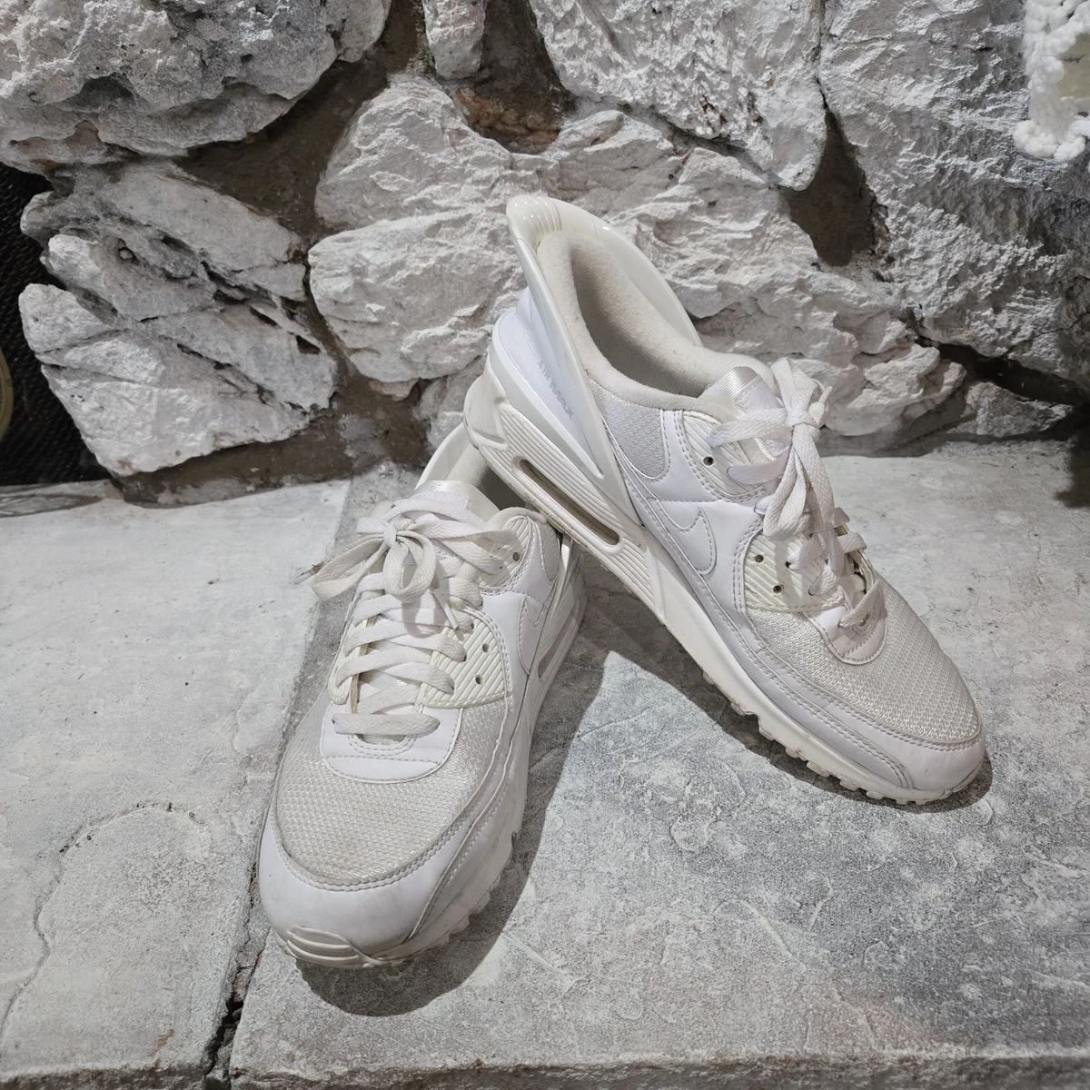 Nike Air Max 90 FlyEase Triple White for Sale | Authenticity