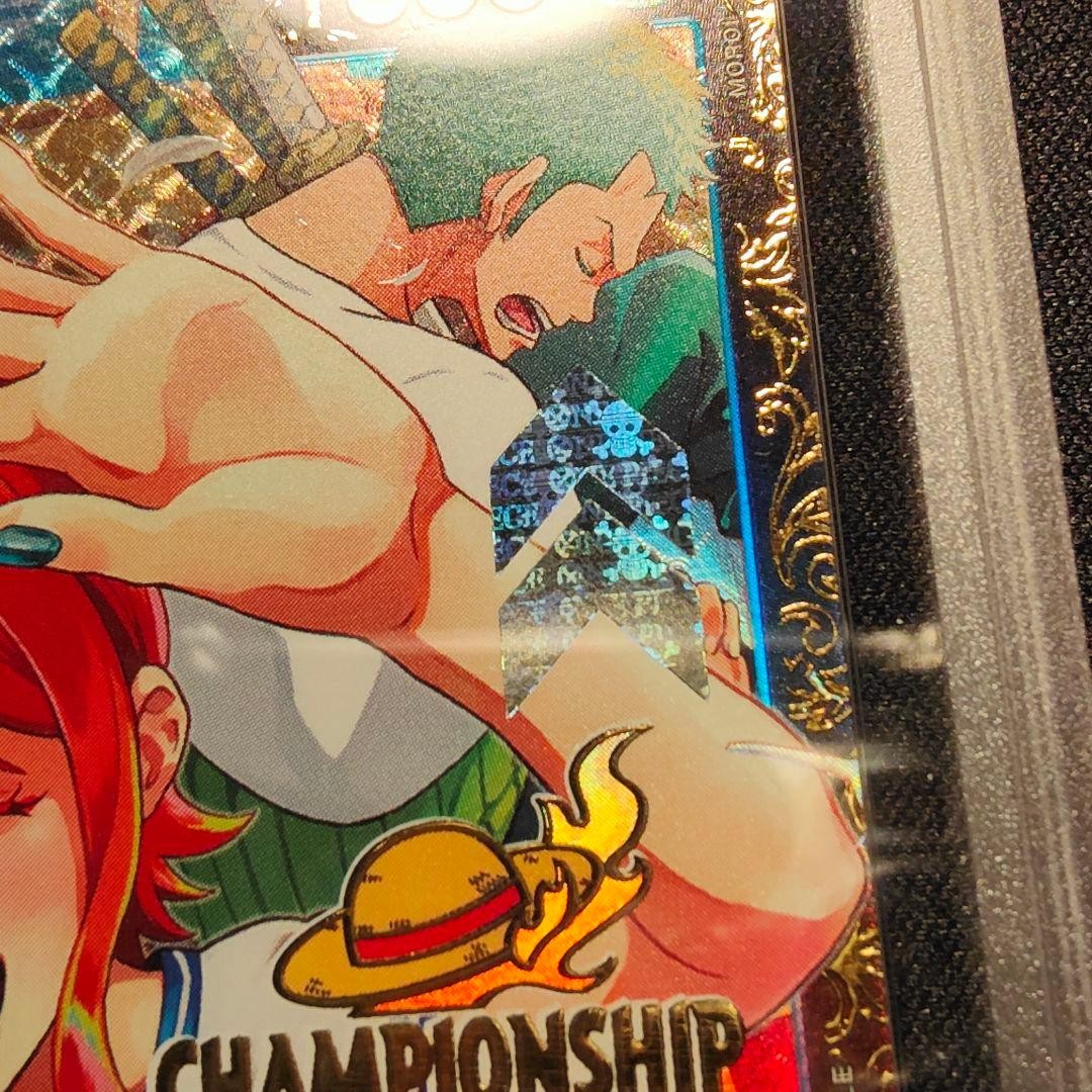 one piece card Nami Championship Promo TOP64 GEMIX10 Gold English