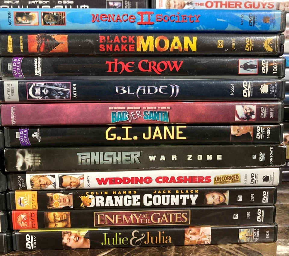 DVD Huge Lot 154 Movies Action Comedy Drama Thriller Classic 80s 90s Y2K Films - Image 4 of 4