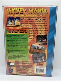 Mickey Mania: The Timeless Adventures of Mickey Mouse - Sega CD Complete TESTED