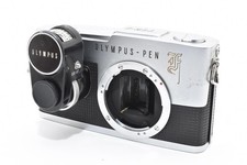  Almost MINT /Meter Olympus Pen F 35mm Half Frame Film Camera Body from JAPAN