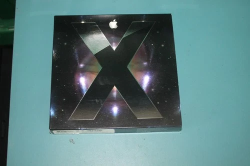 VTG APPLE MB021Z/A MAC OS X LEOPARD VERSION  10.5 INSTALL DVD  + RETAIL BOX