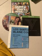 Grand Theft Auto V GTA 5 Xbox One Complete with Map Manual Excellent CIB
