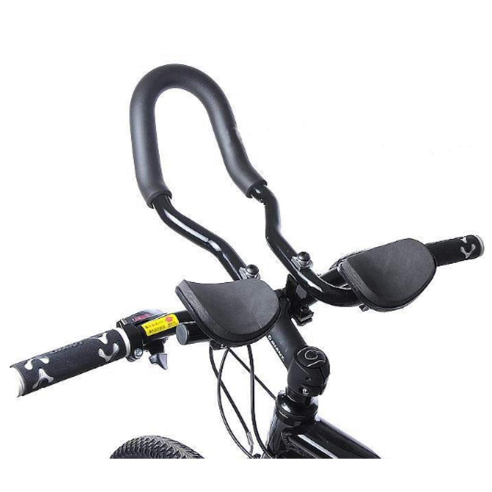Bicycle Aero Bars Rest Handlebars with U-Shaped Armrest Pads for Road Bike
