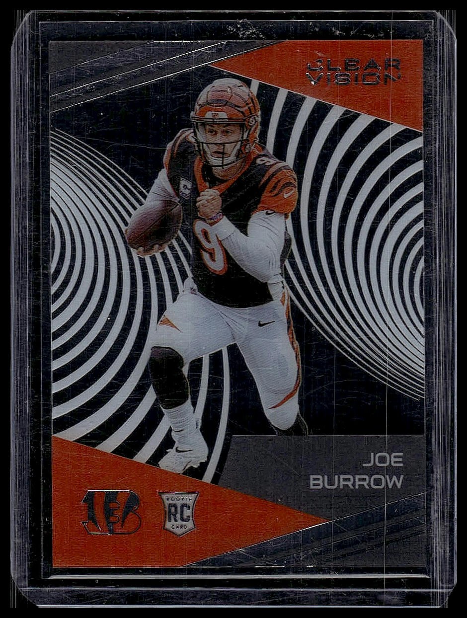 2020 Panini Chronicles CLEAR VISION #CV-1 / Joe Burrow ROOKIE