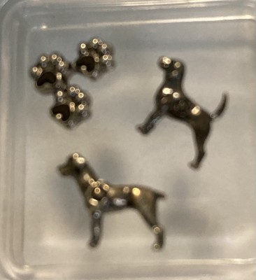 Origami Eule Hund Charms. 3er Set