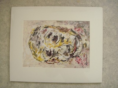 Alexander Kopp Portrait / Kopf, signiert, zwei Gemälde
