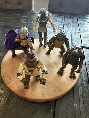TMNT 5 Figure Lot Shredder, Don, Splinter Vintage
