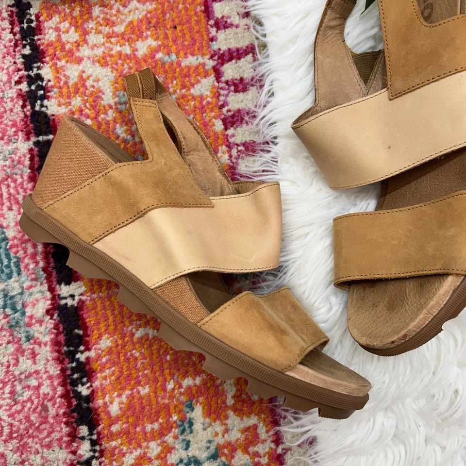 $130 Sandalias de cuña Sorel marrón tostado Joanie II 11 neutras Foto 2 de 4