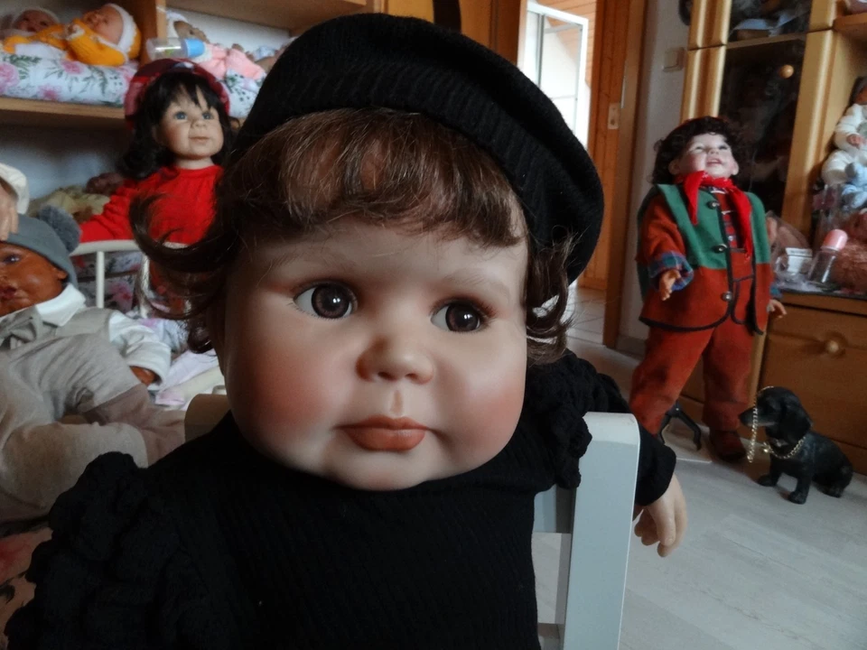 Künstlerpuppe Amelina Monika Peter Leicht - Bild 4 von 4