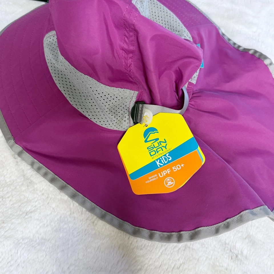 Sombrero de juego para niños Sunday Afternoons con solapa para el cuello, talla grande UPF 50+ Foto 3 de 4