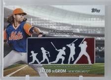 Jacob Degrom 2018 Topps S1 #PWP-JG Commemorative Players Weekend Patch Logo MLB