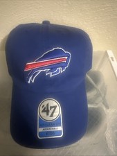 '47 Buffalo Bills Clean Up Blue Adjustable Strap Hat Youth Cap