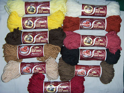 Vintage Phentex Heavy Rug Yarn 50% Olefin 50% Polyester OZ 70  Yards