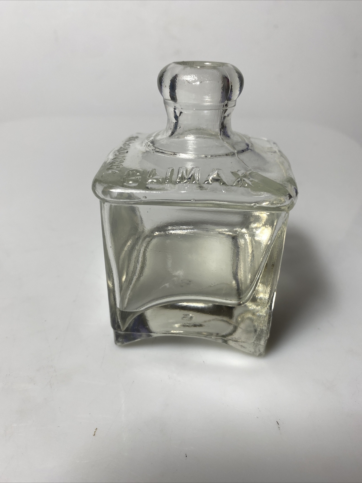 EMBOSSED CLIMAX COFFEE GRINDER MACHINE PART GLASS BOTTLE eBay