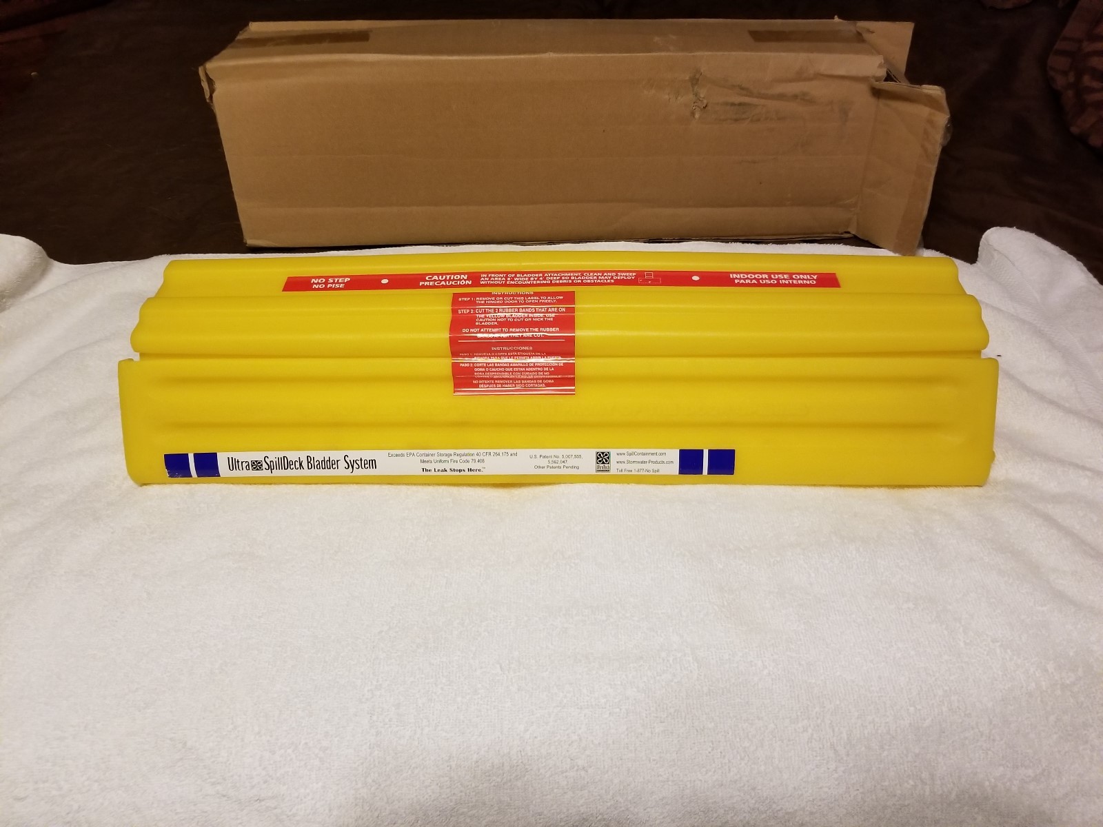 New Ultratech Ultra SpillDeck Safety Replacement Bladder & Bulkhead Fitting Kit