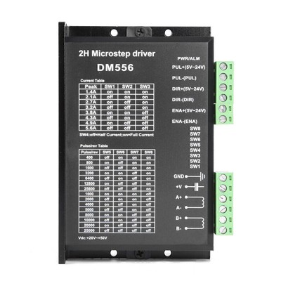 DM556 Digital Stepper Motor Driver 2-Phase 5.6A for Nema 23 34 Stepping Motor BE