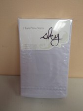 Sky 500TC Sateen Wrinkle Resistant Euro Shams MSRP $170 # T 14