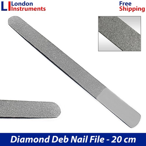 Diamond Deb Fuß Haut und Nagelfeile Stahl Brandneu Podologie Fußpflege Werkzeuge Neu - Bild 9 von 9