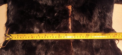 Vintage Fur Coat Black Fur Coat UK Size 10 Vintage Clothing - Picture 14 of 24