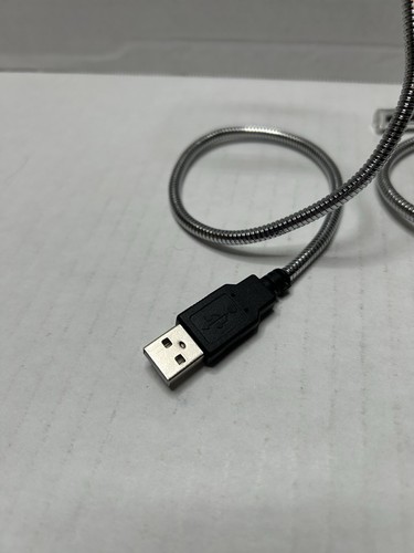 USB LED Metall Flexschlauch Einzel Computer/Schlafzimmer Licht ~ 2er Set - FUNKTIONIERT!!! - Bild 4 von 8