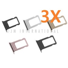 3X iPhone 7 4.7 Sim Card Tray Socket Slot Holder  Waterproof Ring USA