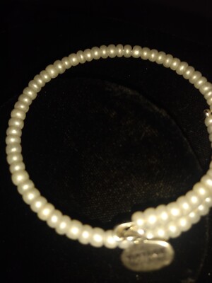 Alex Ani pearl like bead wrap bracelet vintage 66 - Main Image