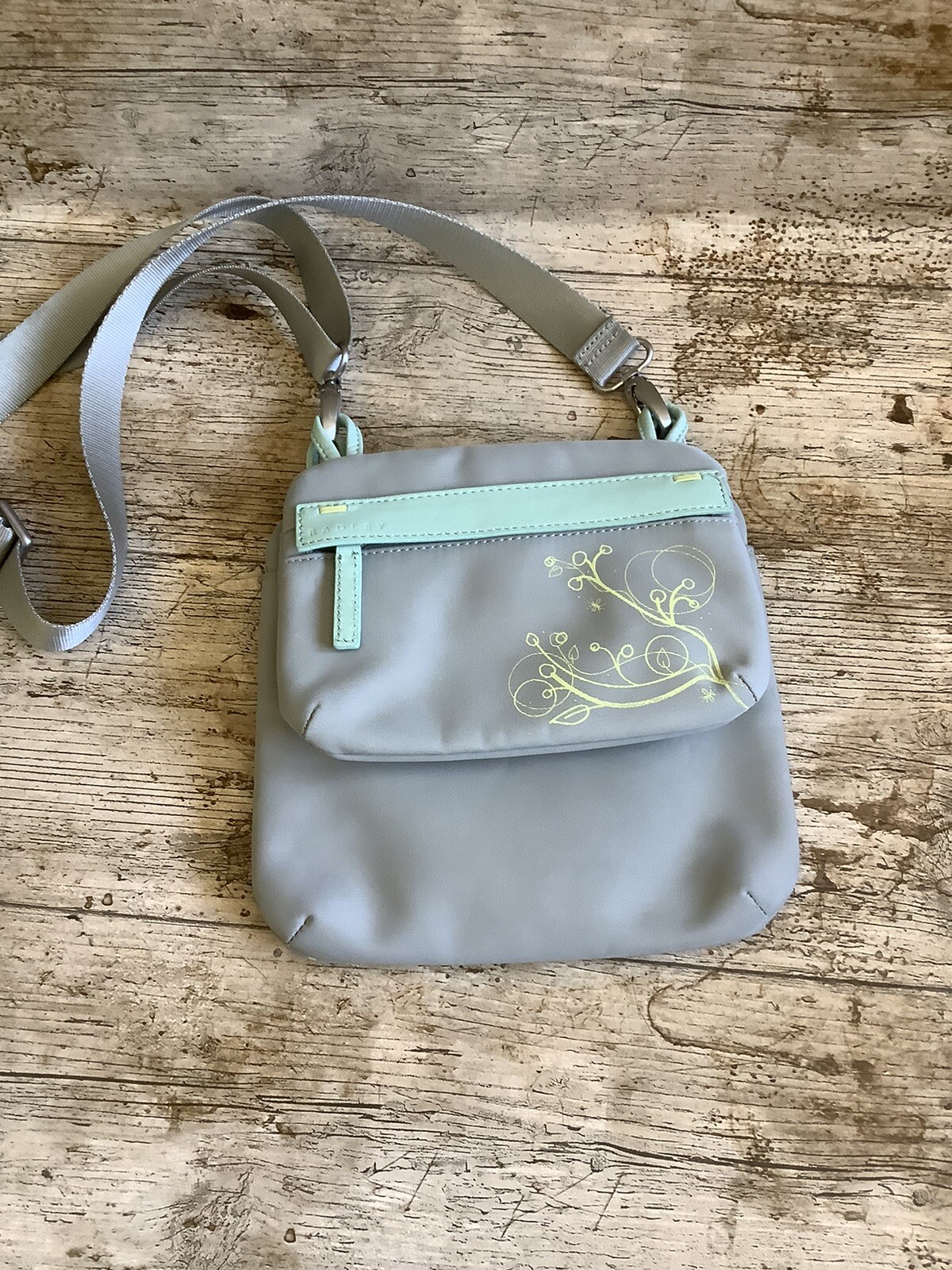 Radley Mint Nylon Crossbody Bag 22 X 20 Cm eBay