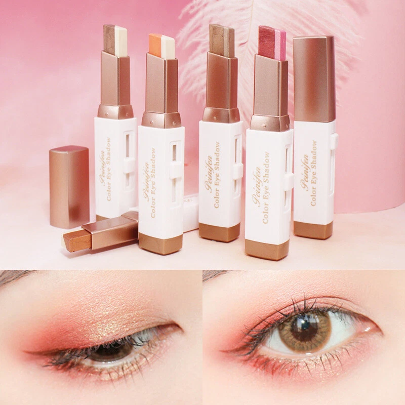 Zweifarbiger Farbverlaufs-Creme-Lidschattenstift Zweifarbige  ▽ - Bild 1 von 4