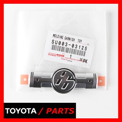 KENJI BIOMASTER , EMBLEM-S TOYOTA MR2 Roadster Spyder ZZW30 Genuine Front Black & Rear