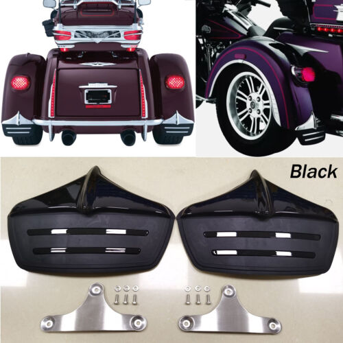 11-23 For Harley Trikes Tri Glide Ultra Classic FLHTCUTG Rear Fender Mud Flaps - Picture 2 of 12