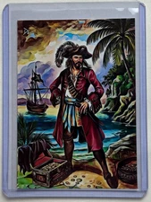 Black Bart Limited Edition Artist Signed “Legendary Pirate” Trading Card 4/10