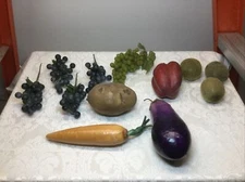 Fake Artificial Lot of Fruit and Vegetables Kitchen Home Decor Props 12 Foam