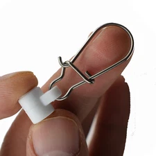 Heavy Duty Duo Fast lock Fishing Line Slide Clip Plastic Head Nice Swivel W1